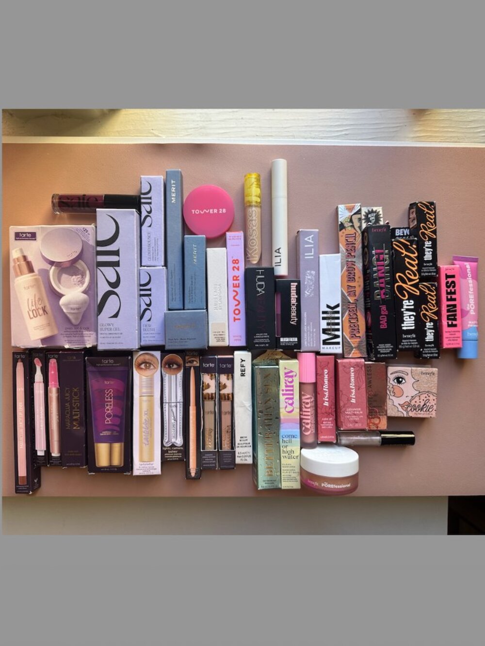 Brand New Makeup 40+ Pieces — Tower 28, ILIA, Saie, Merit, Huda $900 Value